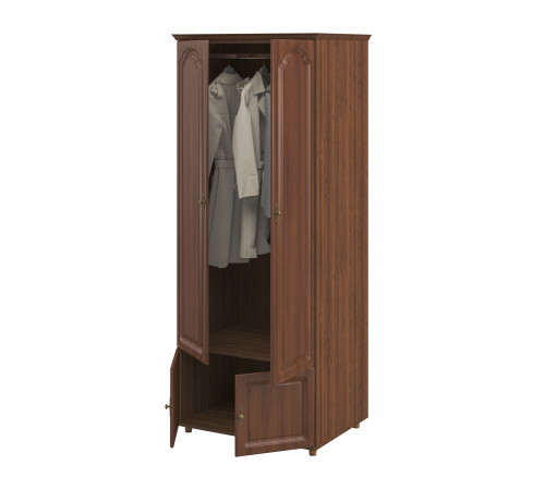 Двухстворчатый шкаф для одежды в гостиную Романтика ВК-09-17