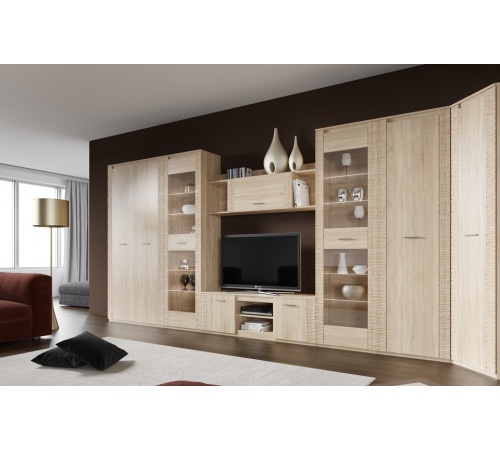 Гостиная Элана от МебельГрад, комплектация 3 Гостиная Элана от МебельГрад, комплектация 3