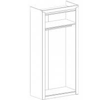 Шкаф для одежды двухдверный Соренто Шкаф для одежды двухдверный Соренто