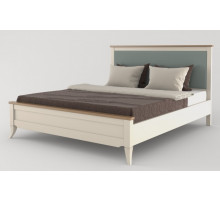 Двуспальная кровать Римини MUR-118-01/1 с мягкой вставкой